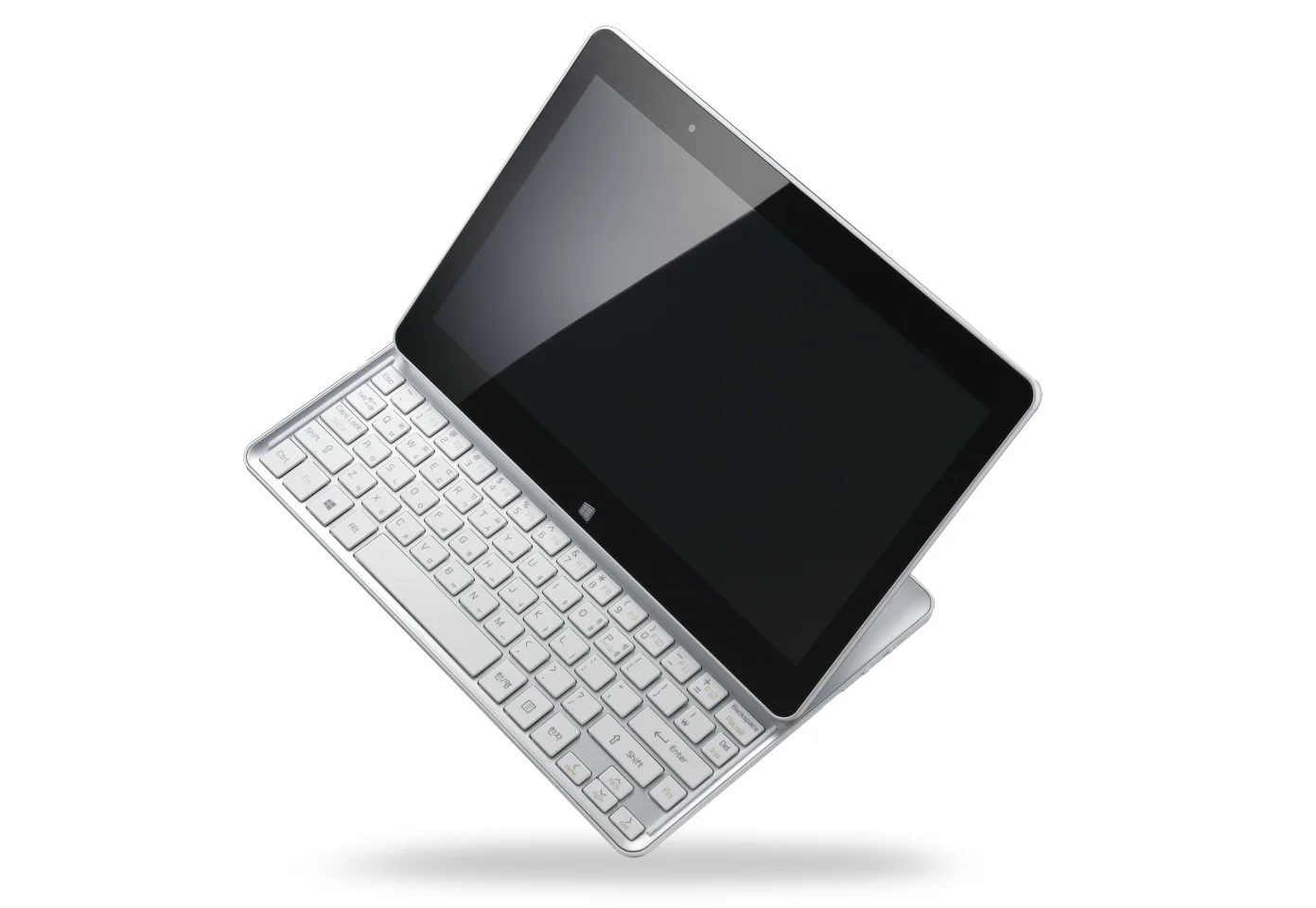There's a 1.3-megapixel webcam to the front of the multitouch display panel