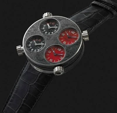 Driving precision: the Meccaniche Veloci carbon fiber wristwatch
