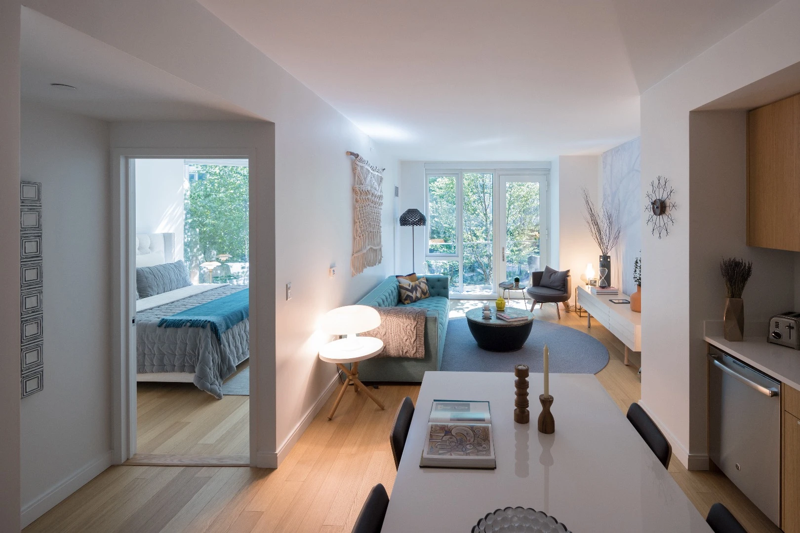 Inside, the decor is described as "Scandimerican" (think Scandi-chic but with local materials)