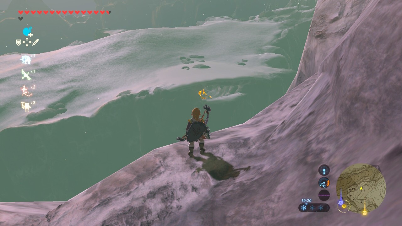 Glide over to see the shrine "inside its belly"