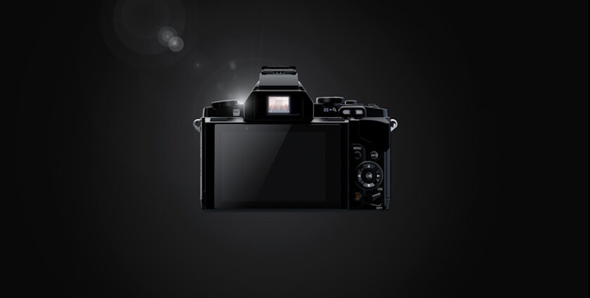 Olympus has also included eye detection technology that automatically switches from the OLED display when the user's eye approaches the EVF