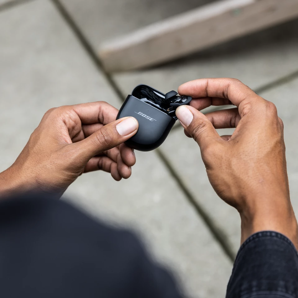 Each bud should be good for up to six hours of listening, with the charging case supplying three more full top-ups