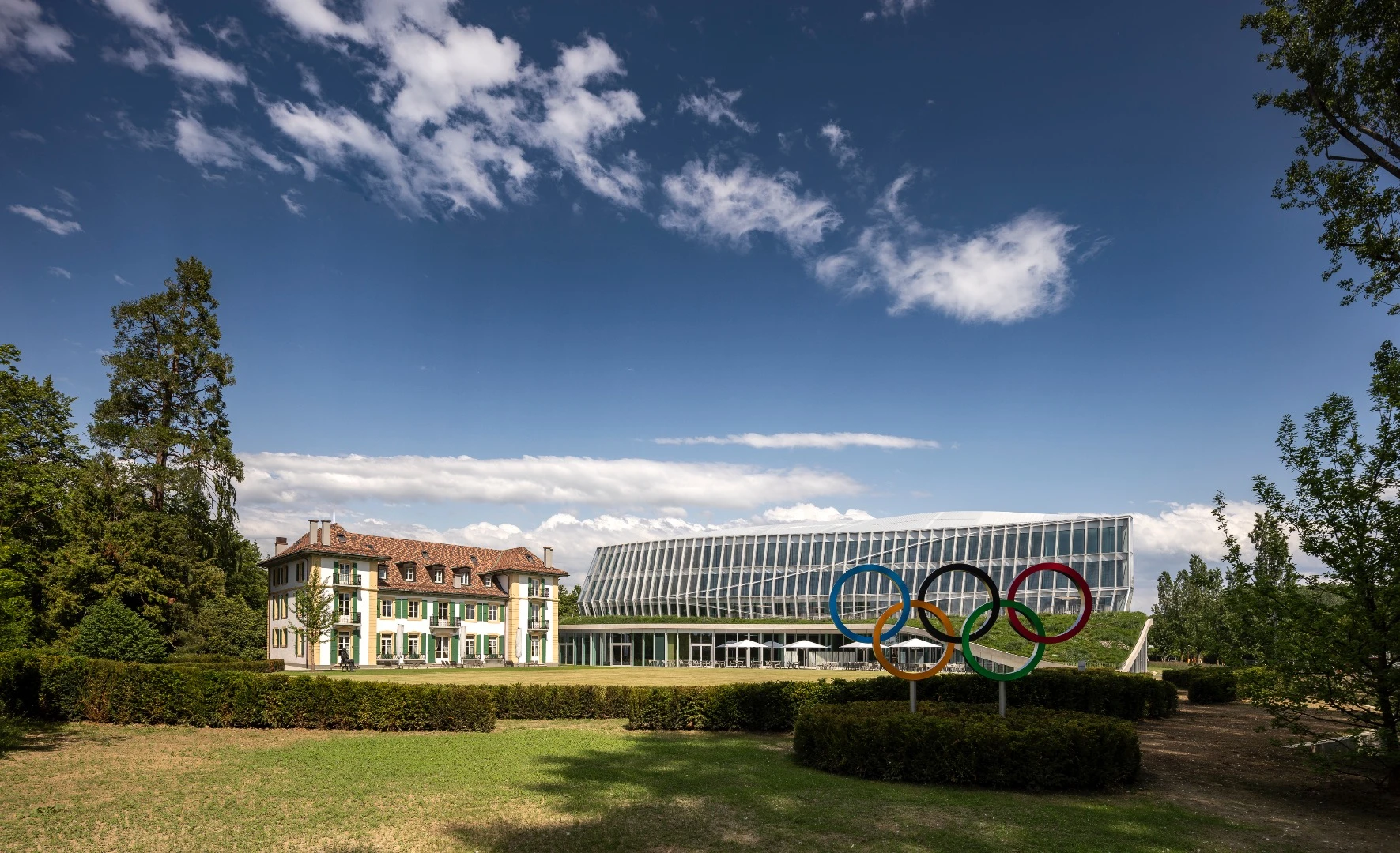 The Olympic House serves as workplace to a total of 500 staff