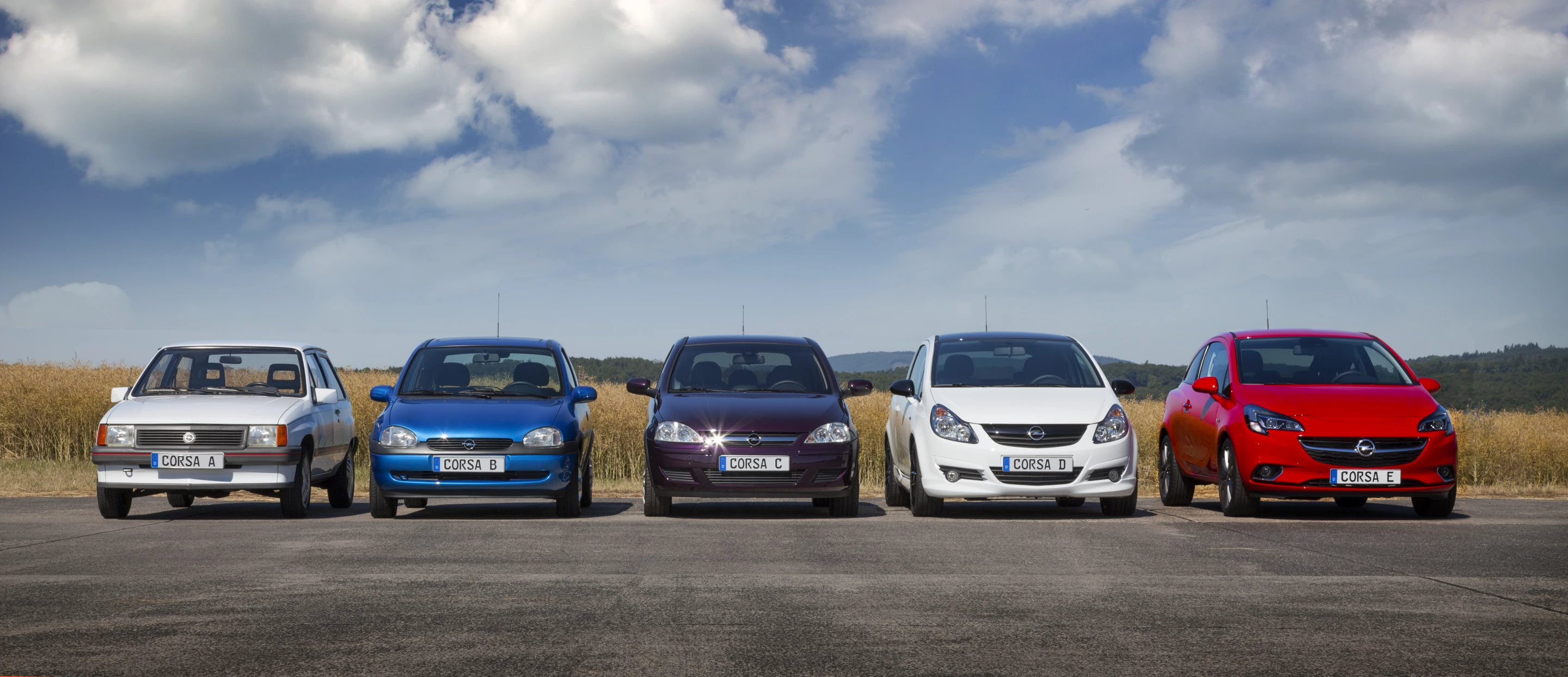 The Opel Corsa family