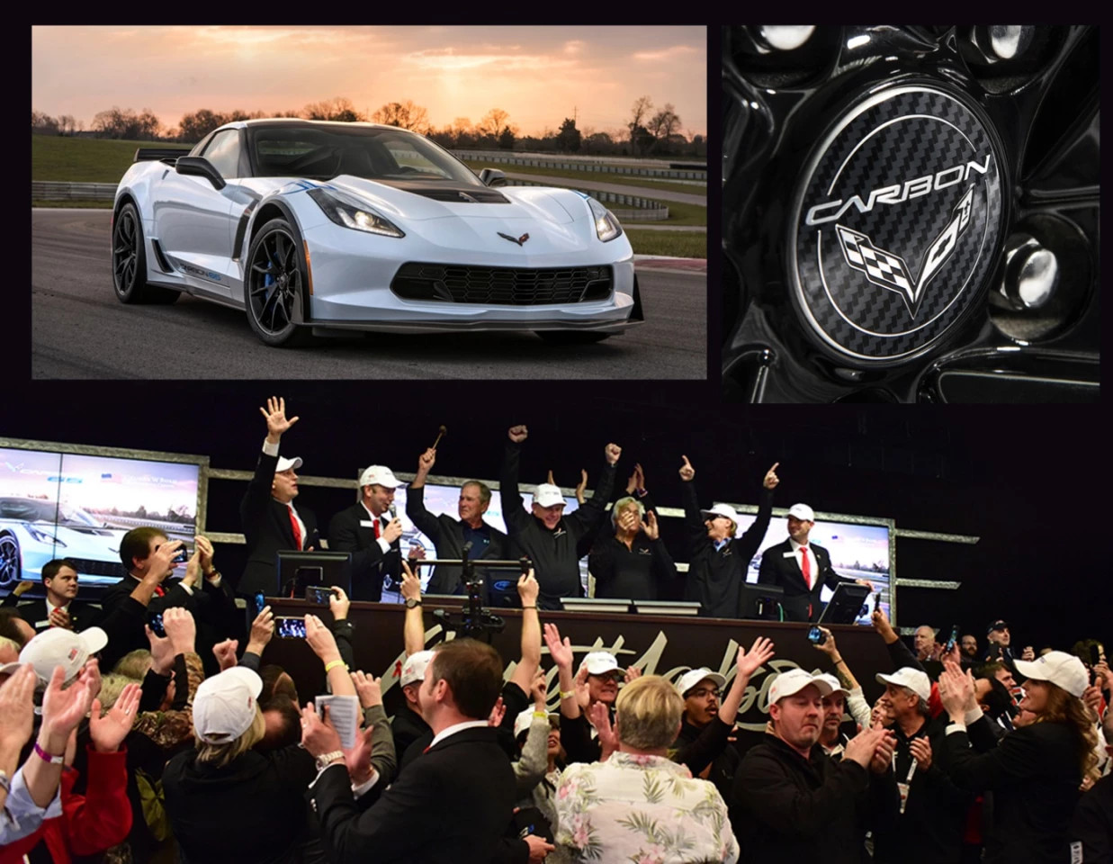 Another successful new car charity auction, the Carbon 65 Edition has been created as a limited (650 only) celebration of 65 years of the Corvette, and Chevrolet donated this special 6.2-liter supercharged V8 to the George W. Bush Presidential Center's Military Service Initiative. Former President Bush joined Chevrolet on the block for the sale and $1.4 million was raised.