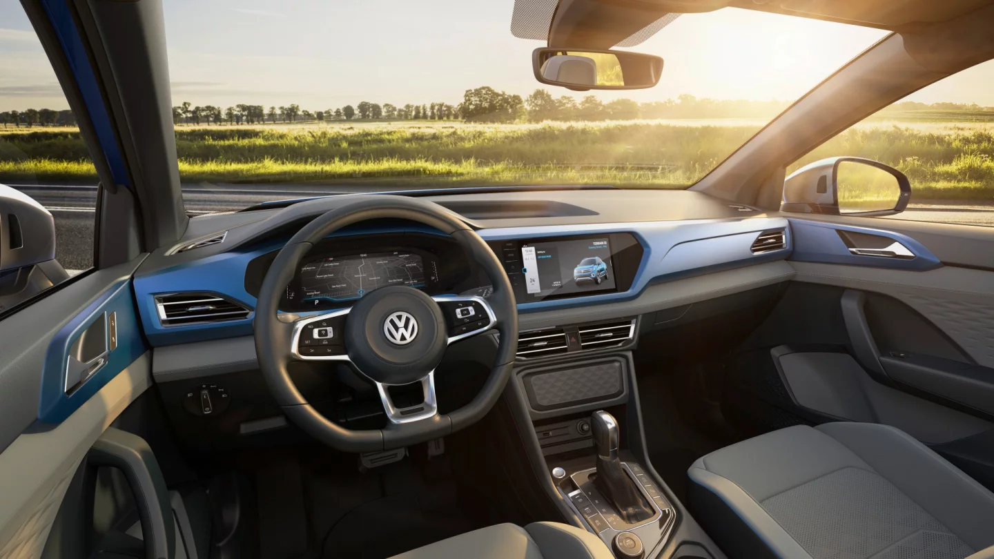 Inside the VW Tarok concept pickup