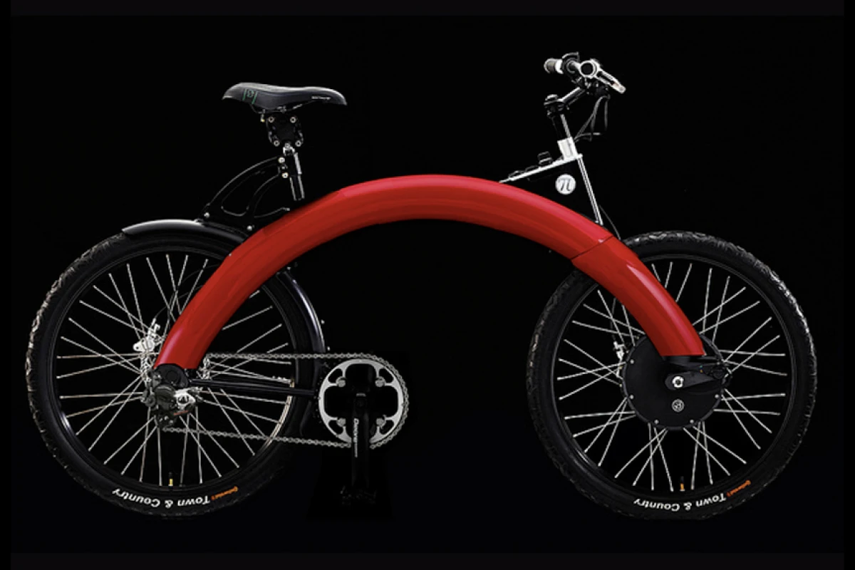 The PiCycle with its distinctive arch frame and option of embedded Wi-Fi technology