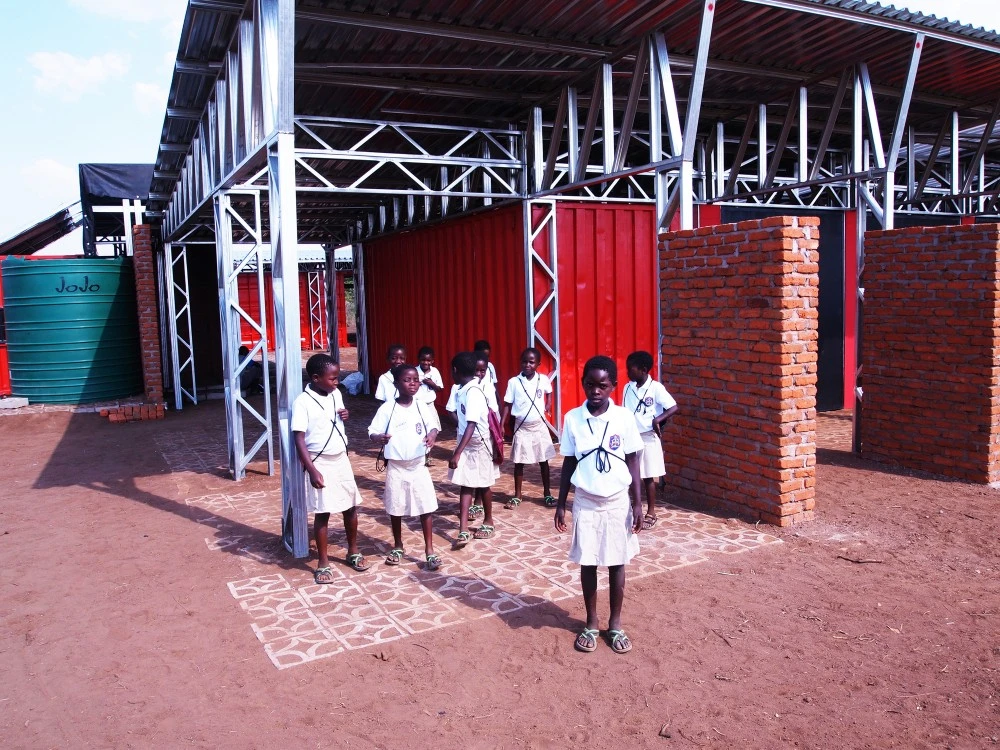 The school was constructed by Johannesburg-based firm Architecture for a change (Photo: Architecture for a change)