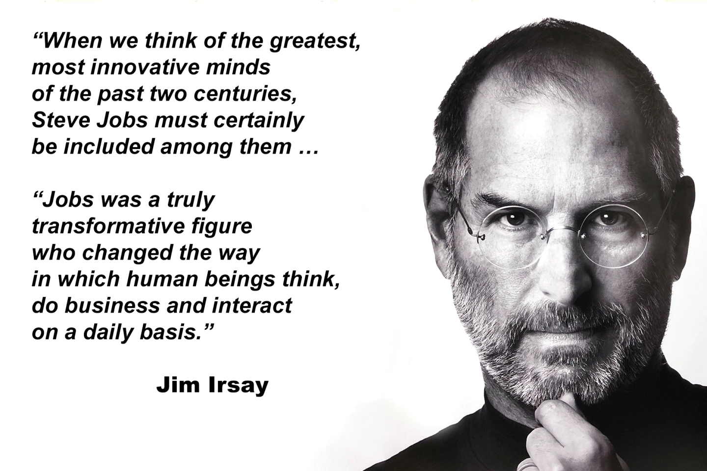 The words of one of the world's great collectors of significant cultural memorabilia, Jim Irsay