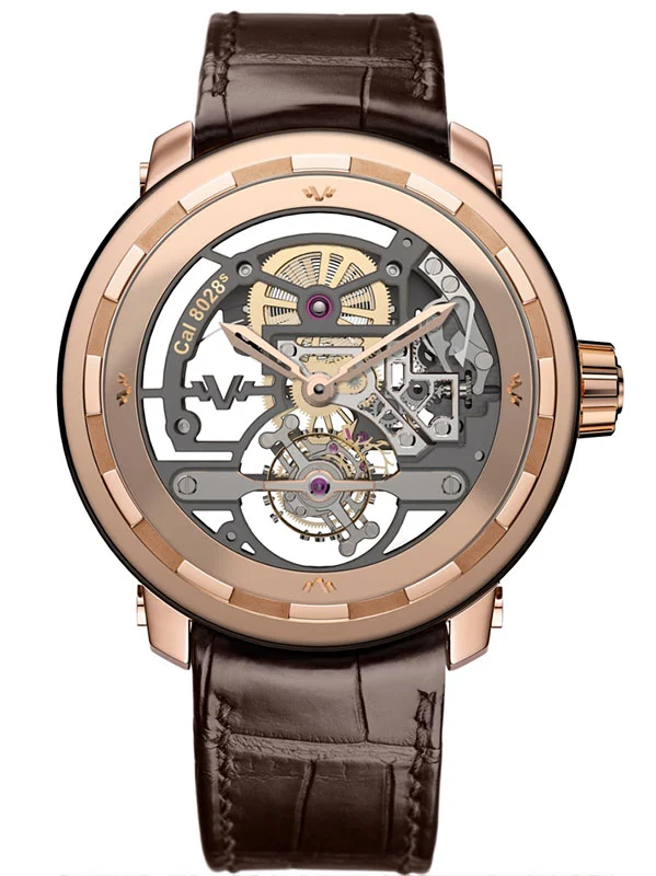 DeWitt Twenty-8-Eight Tourbillon Squelette - 43 mm diameter in rose gold