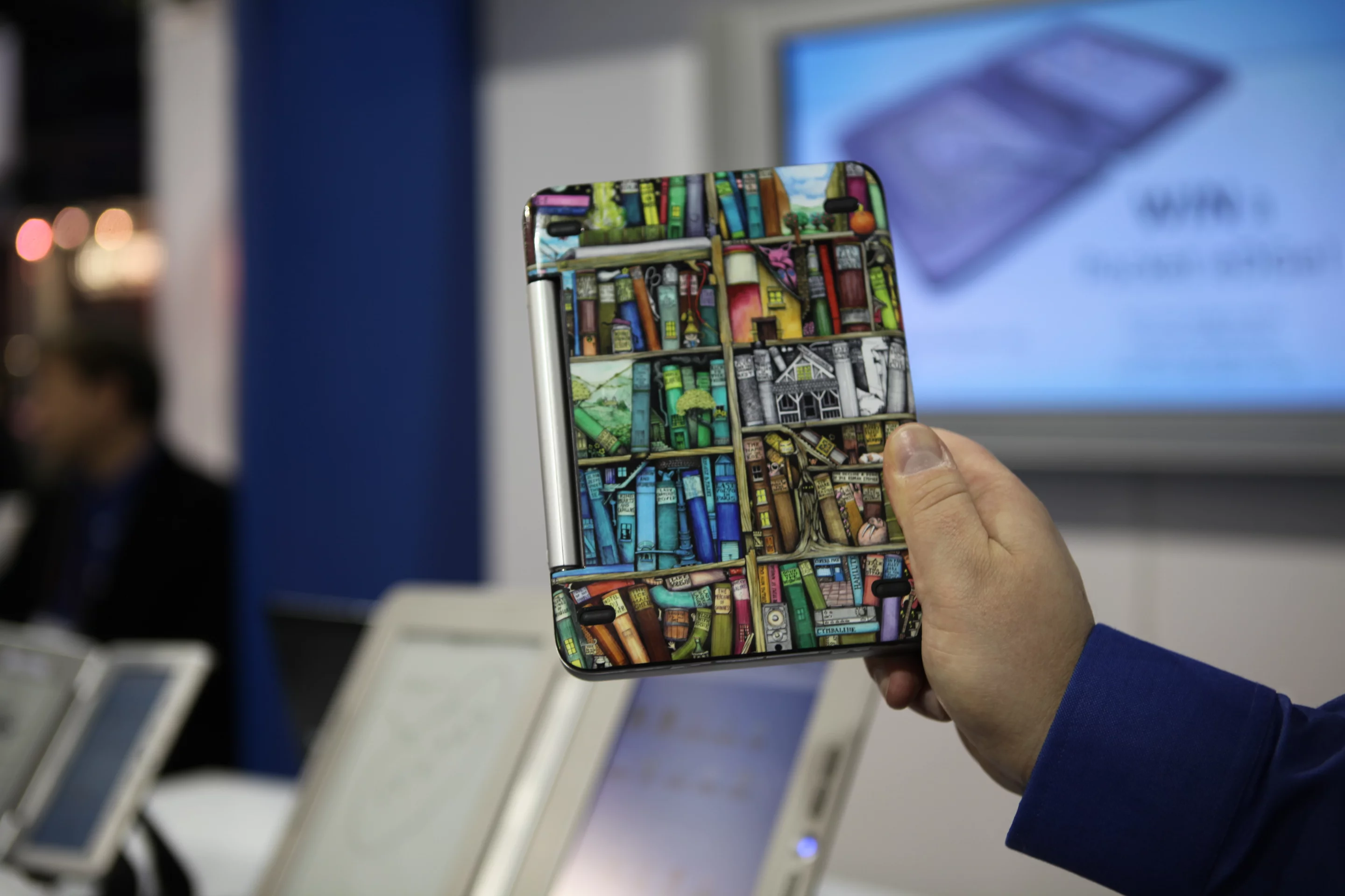 A colorful pocket library