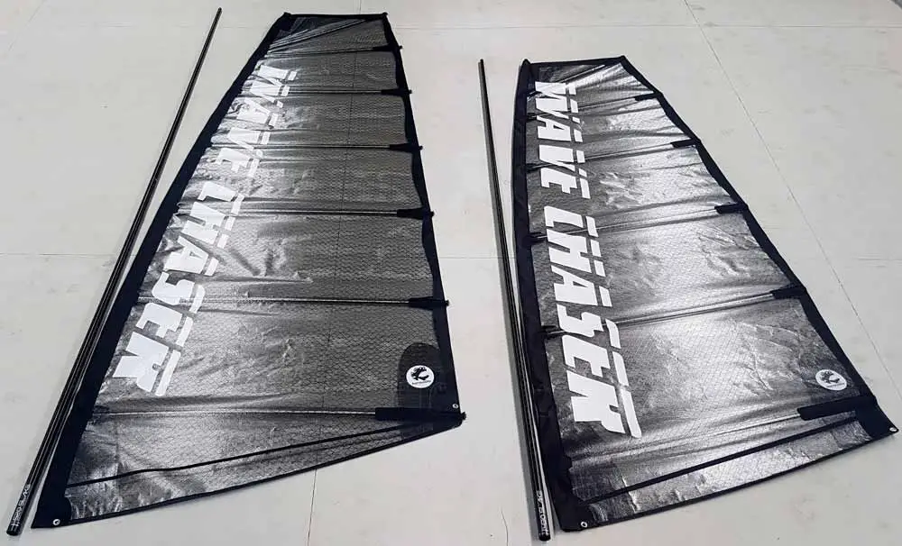 The sails of the Wave Chaser 390 ZF