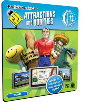The RoadsideAmerica GPS guide directs drivers to the nearest unusual attractions across the U.S.