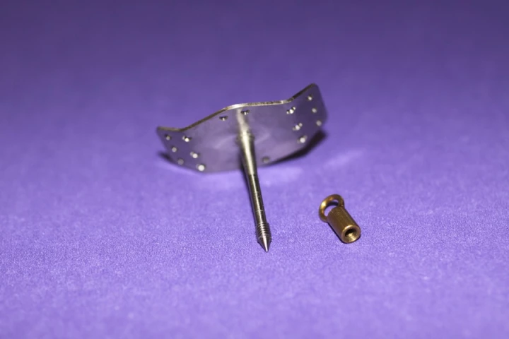 The UC Davis device, which is pierced through a patient's throat, allowing them to swallow by using their hand