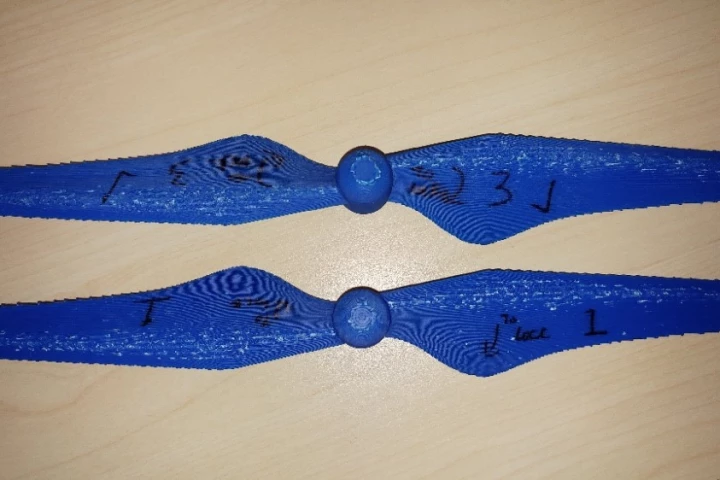 Researchers were able to make a 3D printer create a propeller that was seemingly identical to the original, but was designed to self destruct in flight