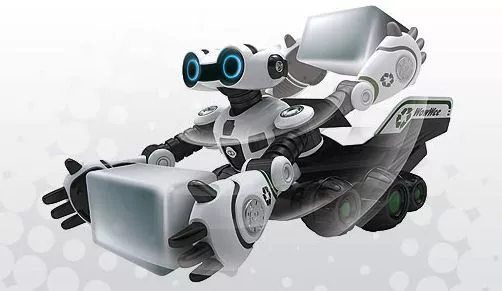 WowWee's object picking-and-toting Roboscoop robot