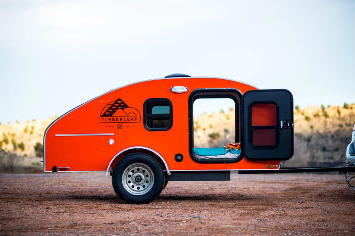 Timberleaf is a lightweight teardrop trailer out of Denver, Colorado