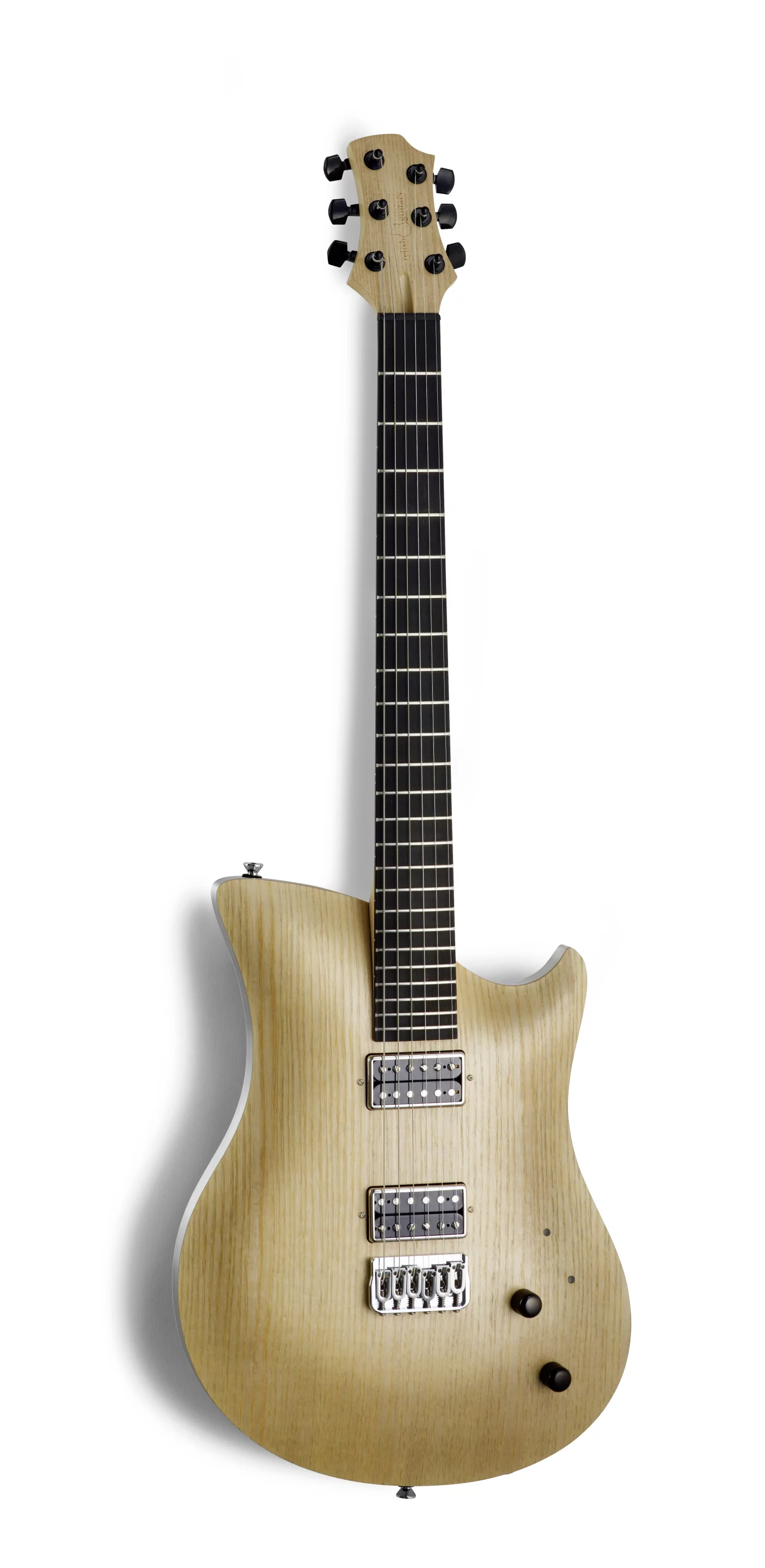 The Ashy model features an ebony fretboard and Twängster neck and Hot Vintage 59 PAF pickups