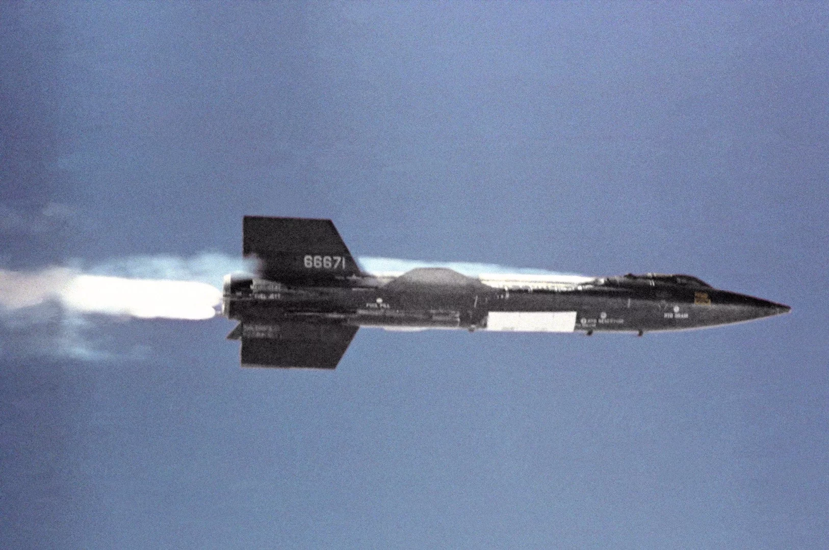 X-15 beginning its run