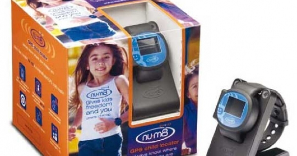 Nu.M8 GPS childrens watch and child locator