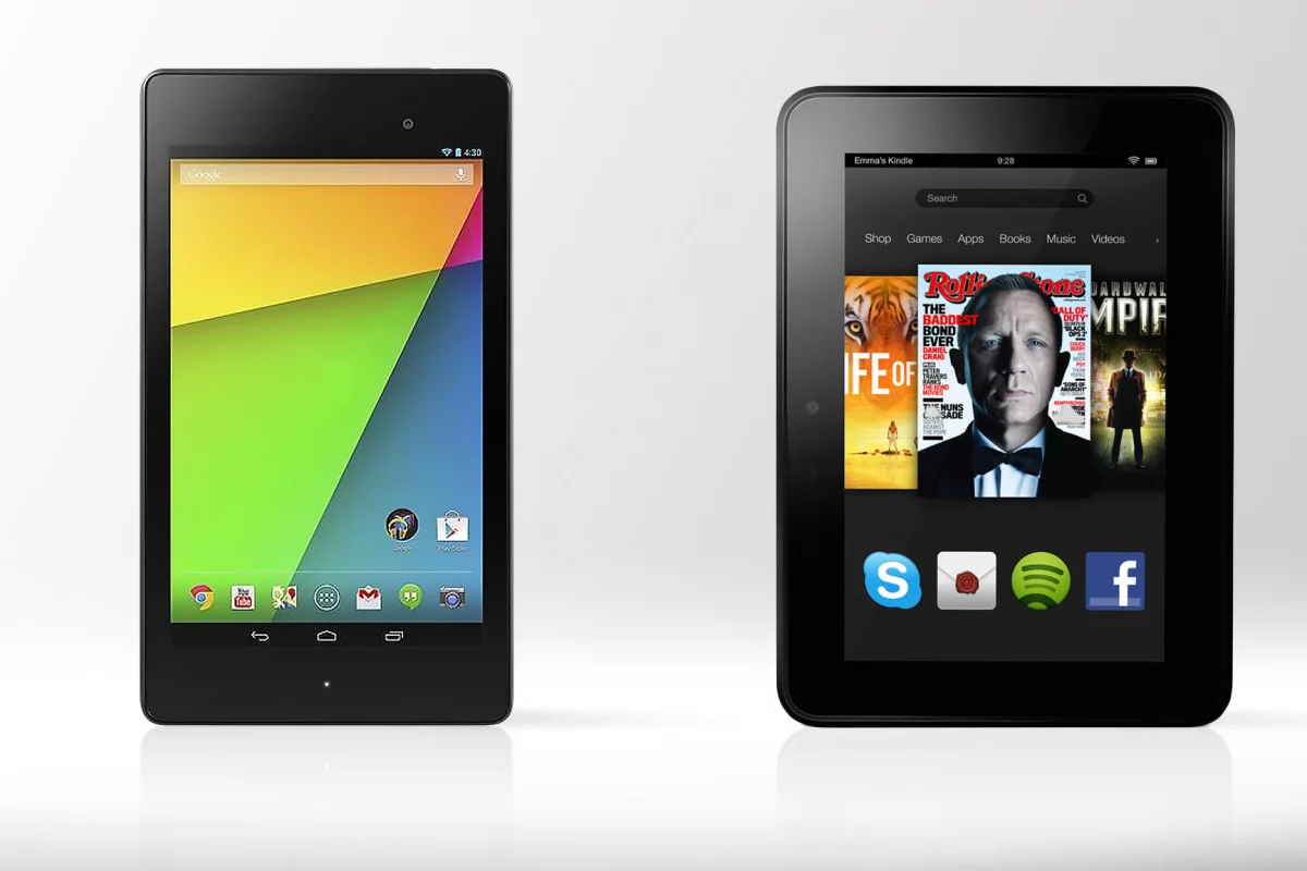 Gizmag compares the specs and features of the 2013 Nexus 7 and the 2012 Kindle Fire HD (spoiler: this one ain't pretty)