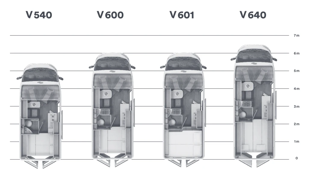 Carado Vlow floor plan comparison