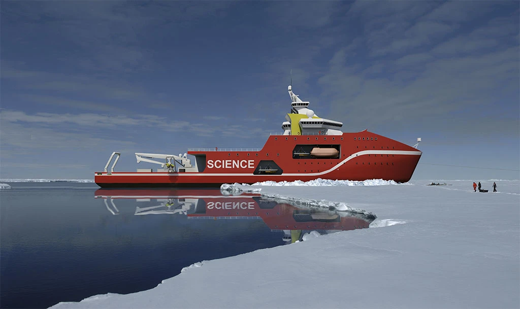 The new ship is larger than the two it replaces