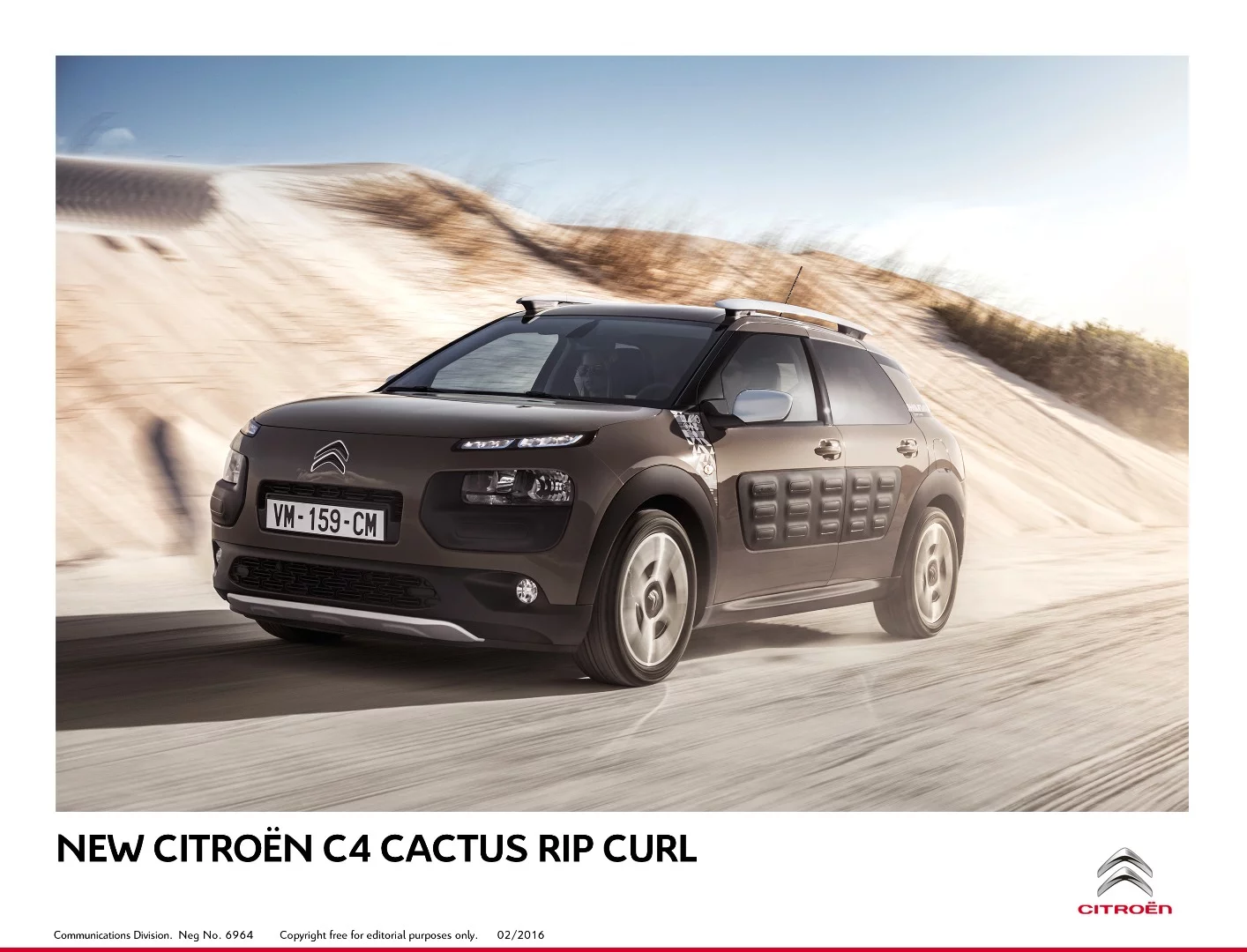 The C4 Cactus Rip Curl has five Grip Control modes for on- and off-road driving