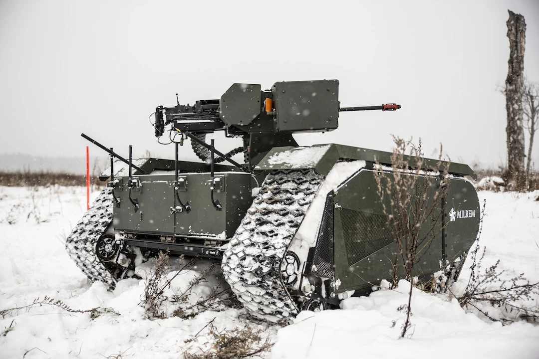 The THeMIS ADDER is the result of a long-time collaboration between Milrem and ST Kinetics, to develop a weaponized UGV