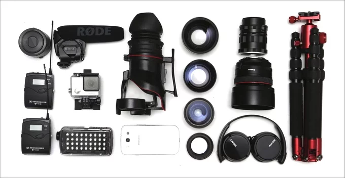 IndieVice will work with most traditional camera accessories and lenses