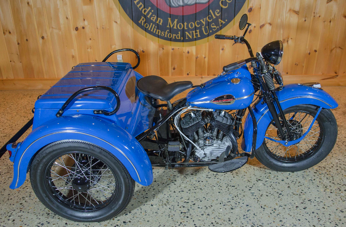 Harley-Davidson's three-wheeled Servi-Car was developed during the Great Depression, targeted at car dealerships and service shops as a way of increasing revenue while cutting the man-hours required to service a customer's automobile. This fully restored 1941 model sold for $25,300