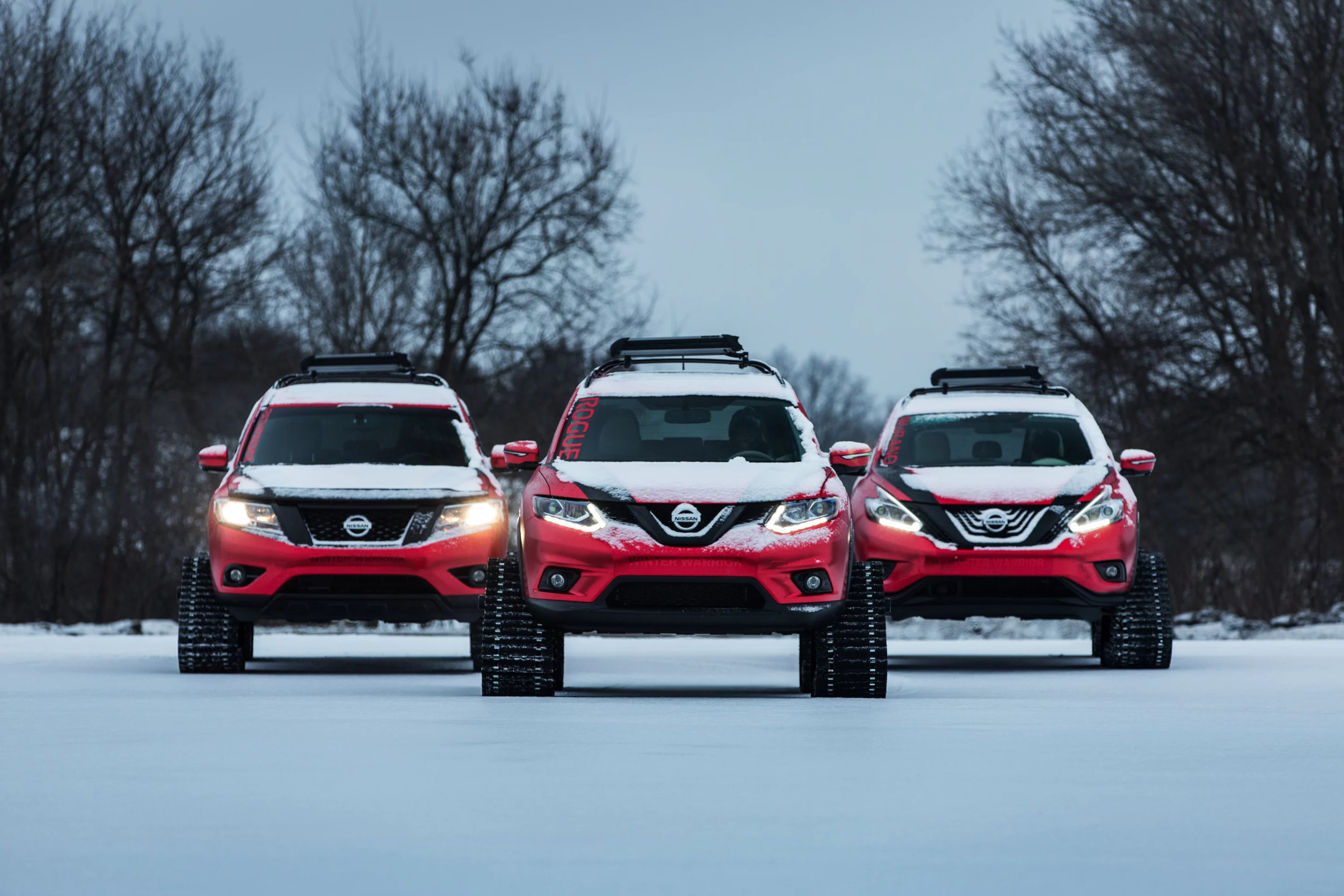 Nissan reveals a trio of Winter Warriors in time for the Chicago Auto Show