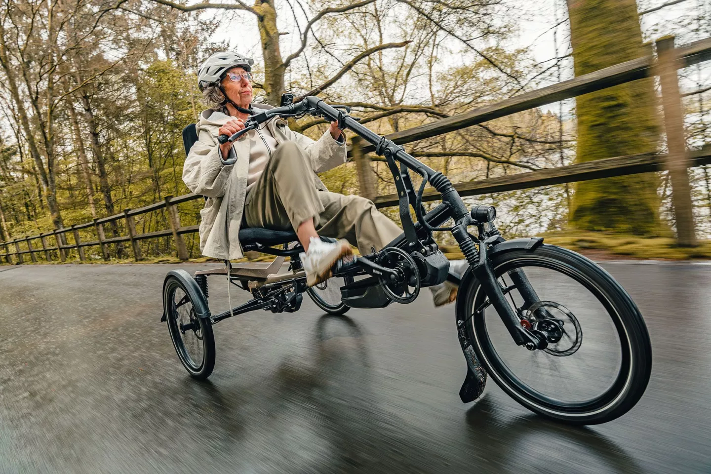 The Kettwiesel One in above-seat handlebar configuration for an "Easy Rider" vibe