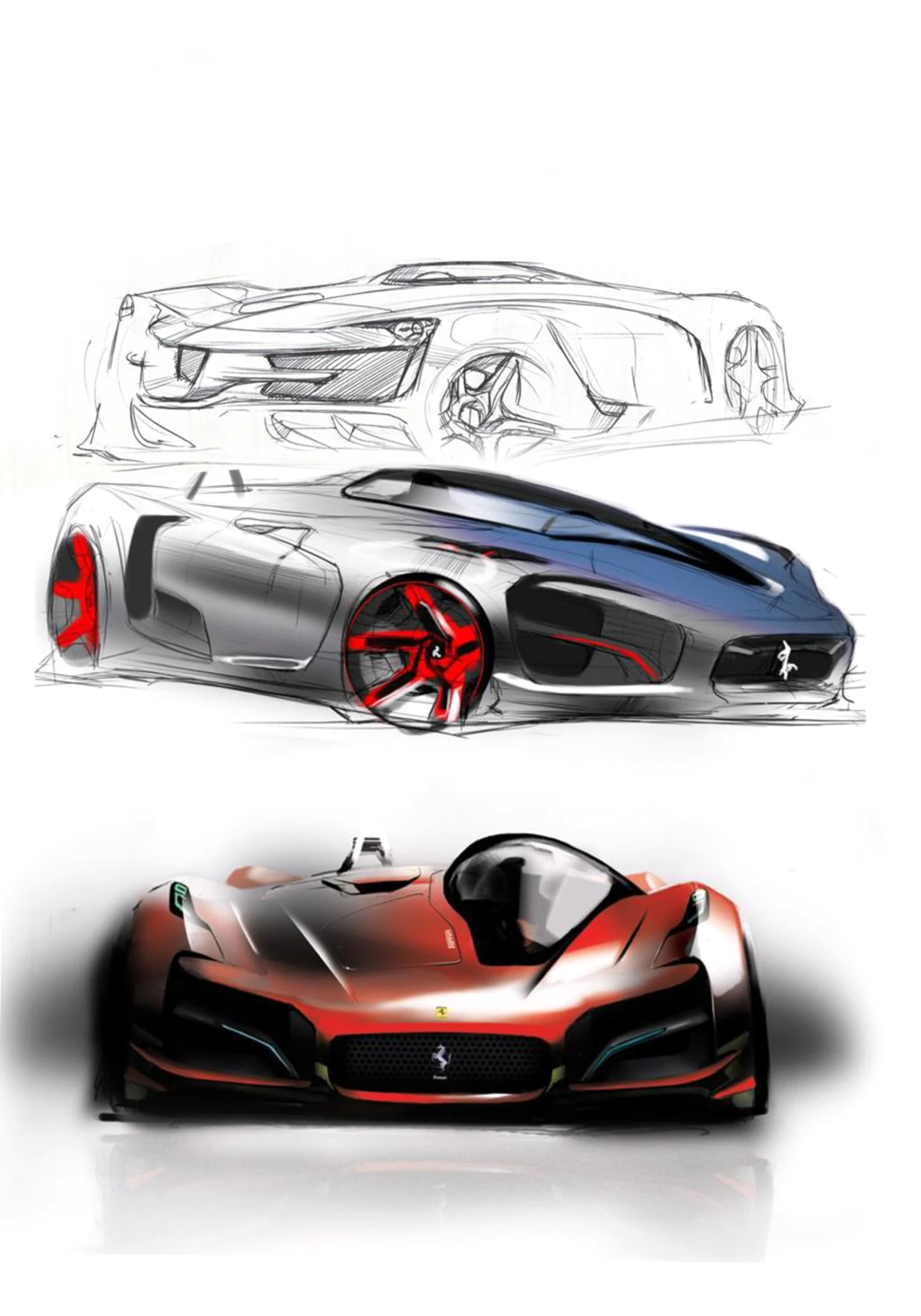 Finalist entry, Ferrari World Design Contest