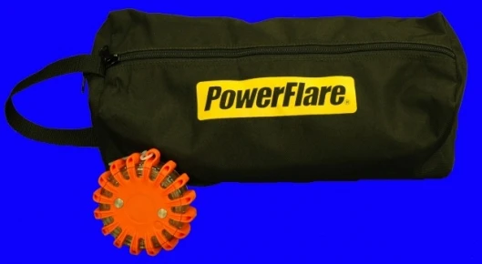 PowerFlares carry bags and other accessories are available