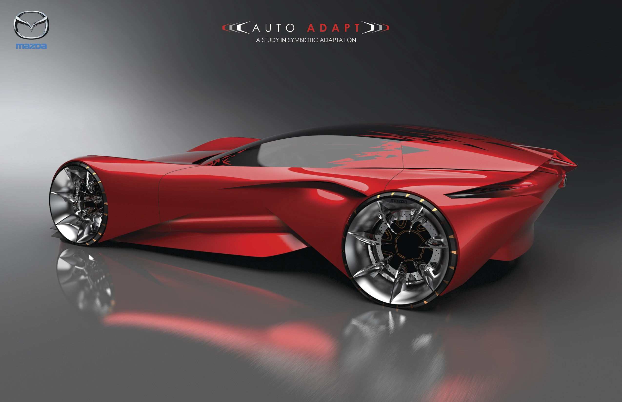 Mazda's “AUTO ADAPT” imagines a vehicle that has the ability to adapt from being fully autonomous to a manual machine