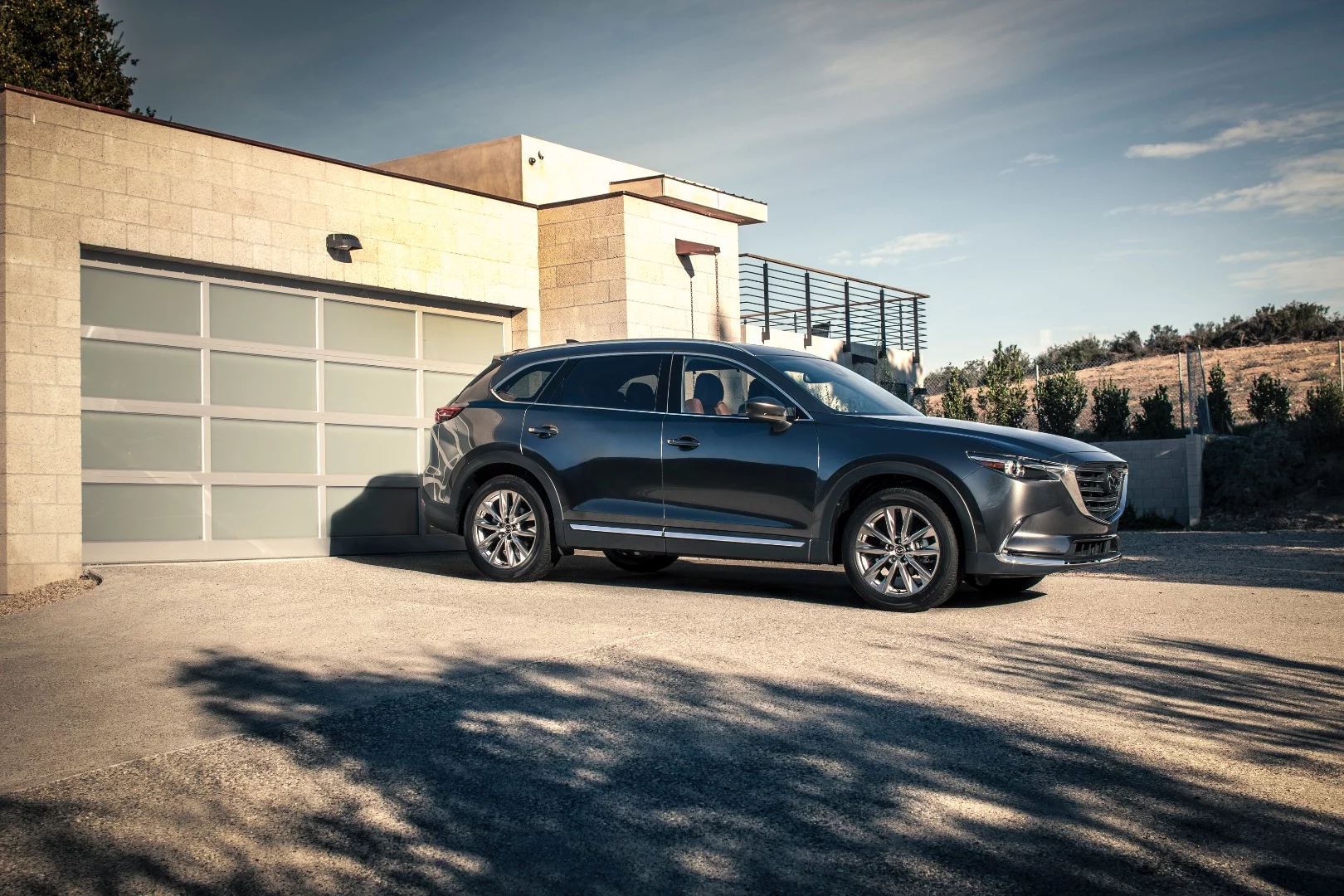 The CX-9 will be available with a range of active safety features, including blind spot monitoring and radar cruise control