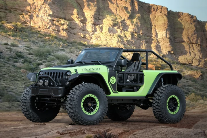 The Trailcat is one of seven Jeep concepts launched for the 50th Annual Easter Safari