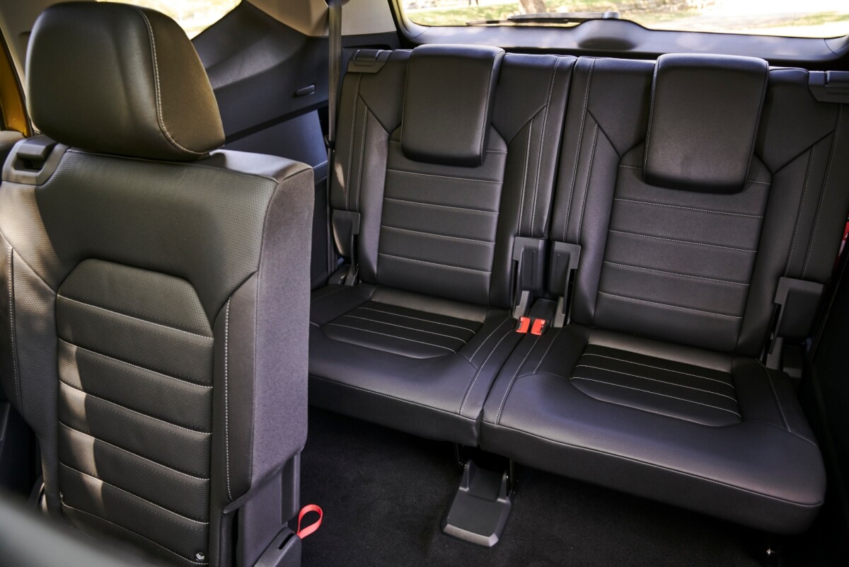 The Atlas' third row of seating can accommodate adults, but is mostly made for children