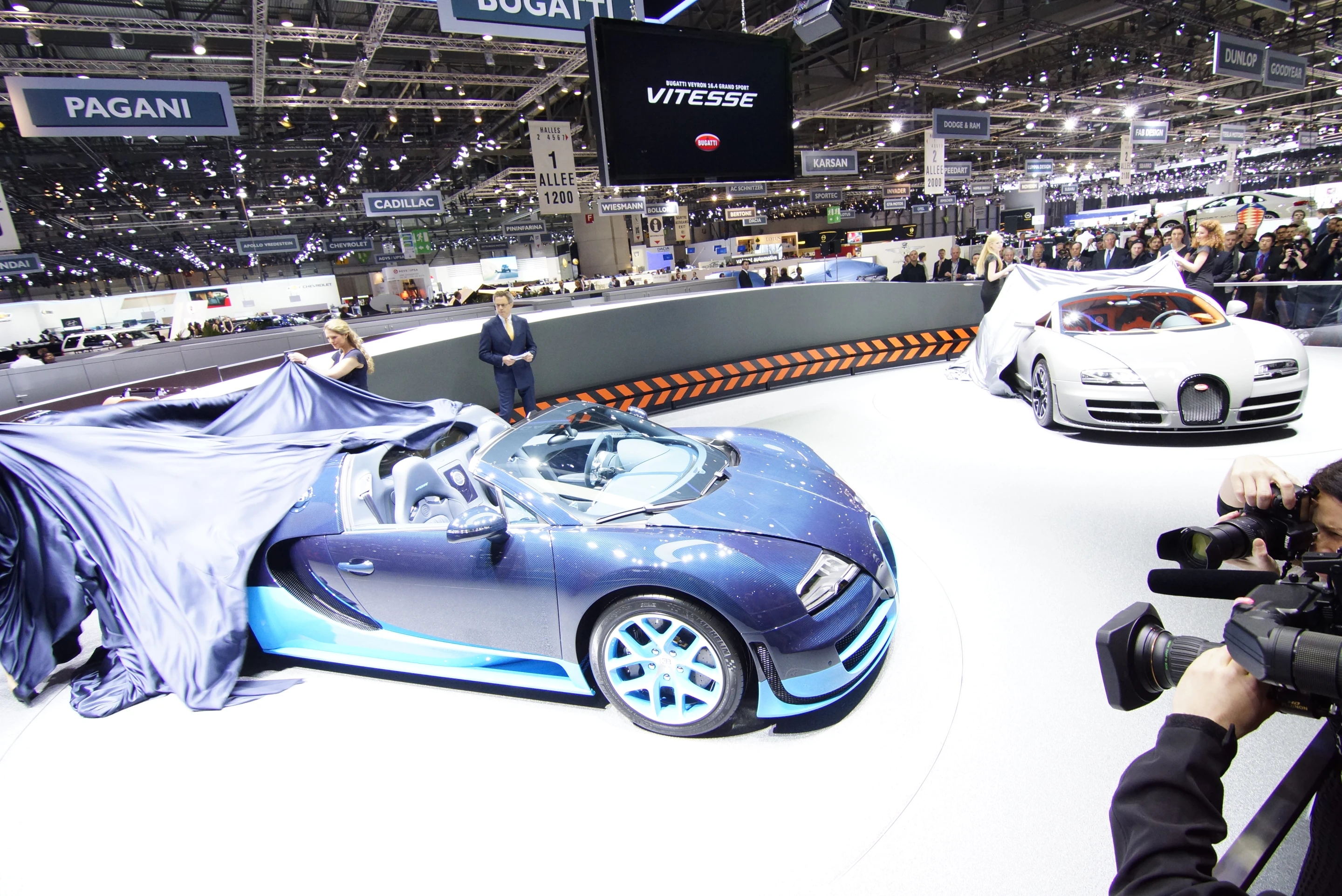 The Grand Sport Vitesse unveiling in Geneva