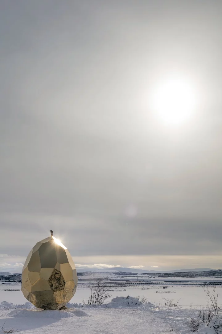 The Solar Egg was commissioned by co-op housing association Riksbygge