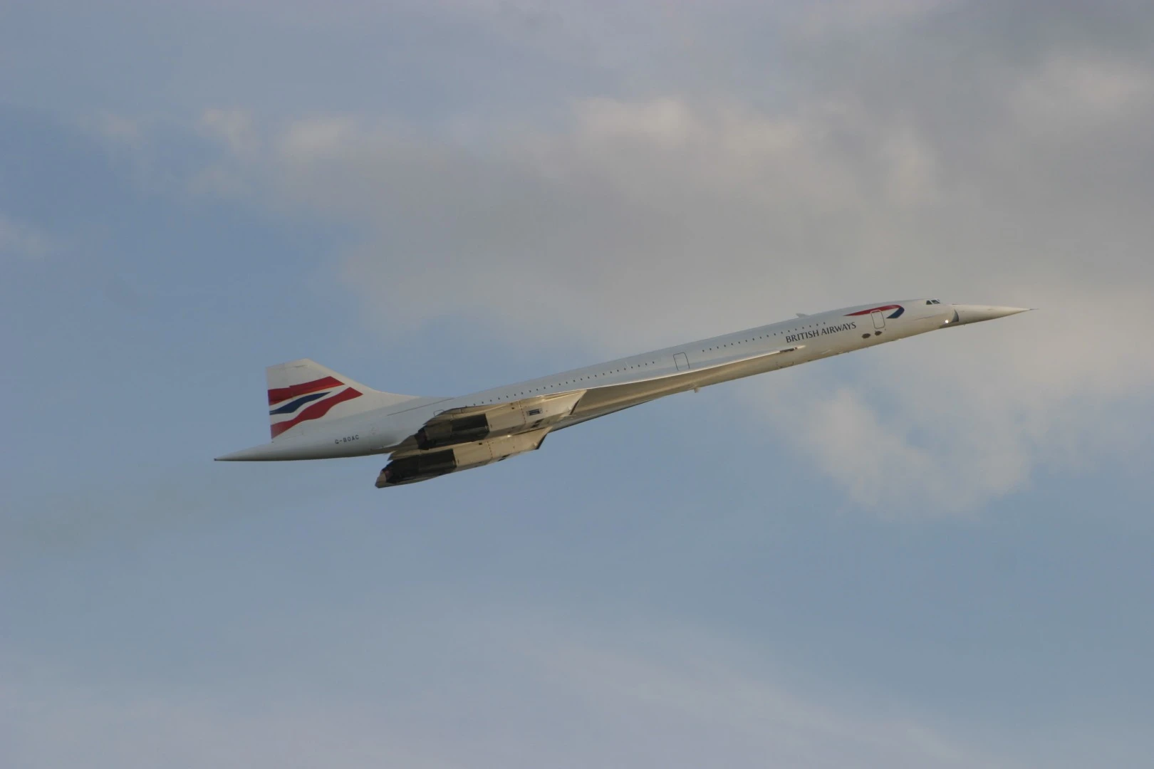 Concorde in flight