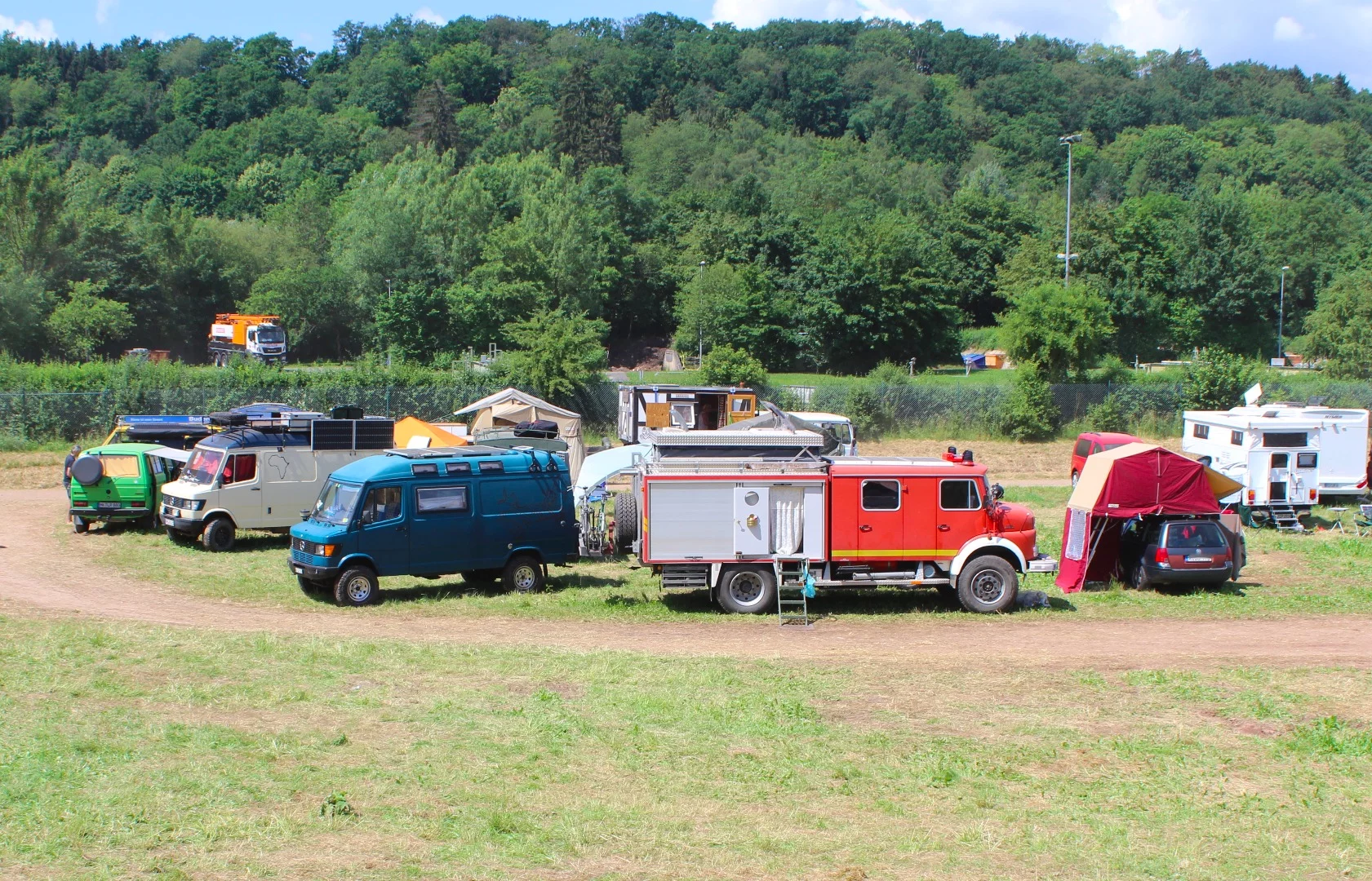 The camp area at Abenteuer & Allrad 2018