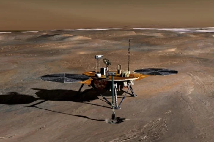 Artist's impression of NASA's Phoenix Mars LanderImage credit: NASA/JPL