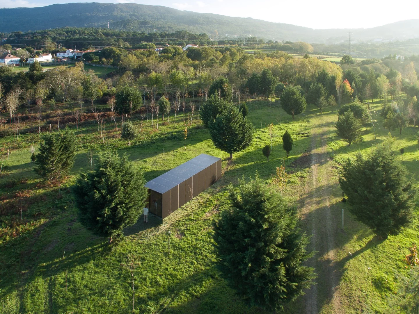 The Mima Light takes the form of a simple rectangular box shape