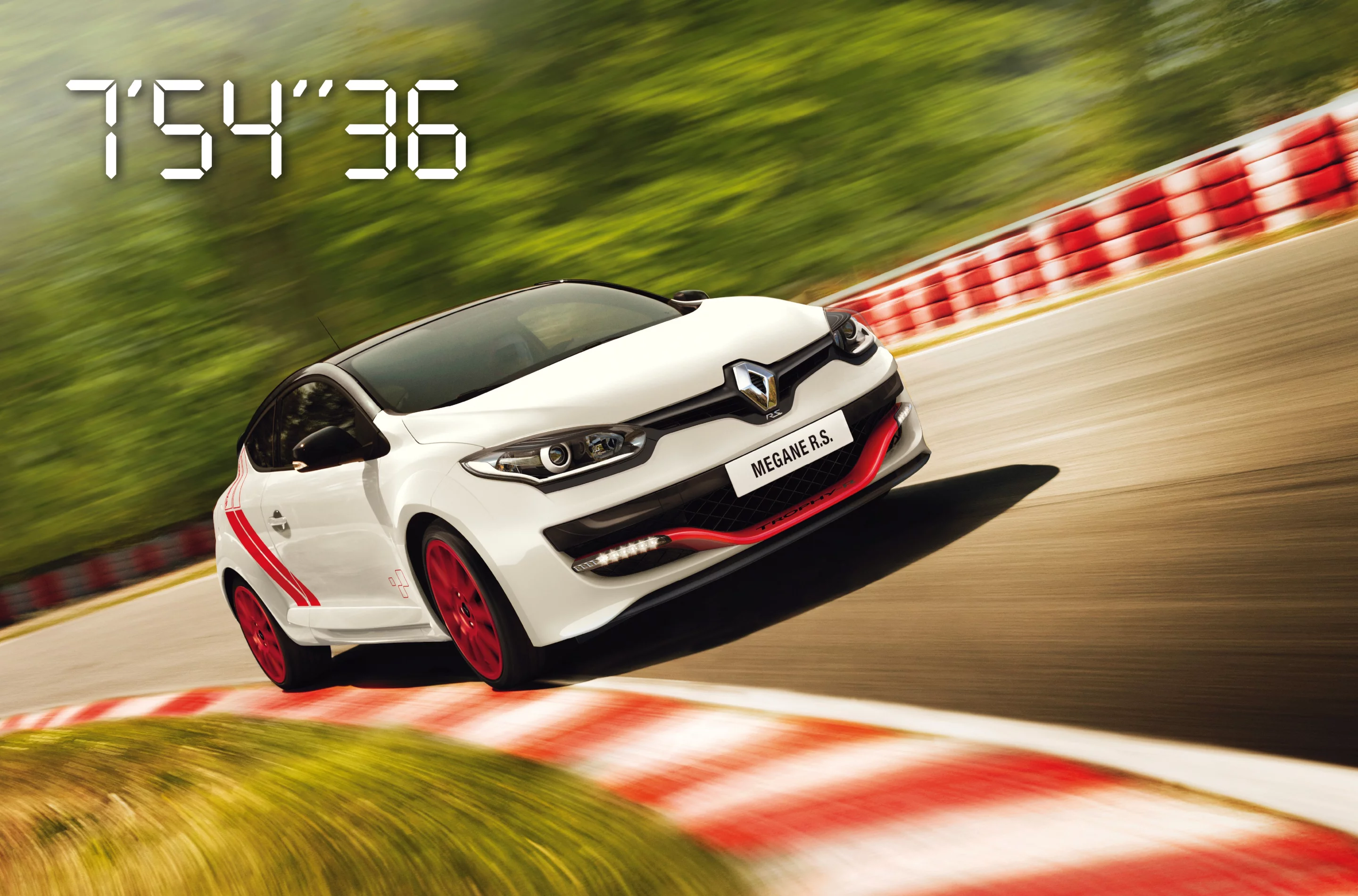 Renault's Megane R.S. 275 Trophy-R set a new Nurburgring lap record for front drive cars