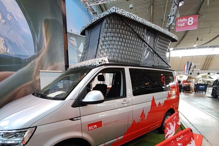 Despite looking pretty polished here at CMT 2023, the SCA/X-Gloo pop-up roof is still in the prototype stage