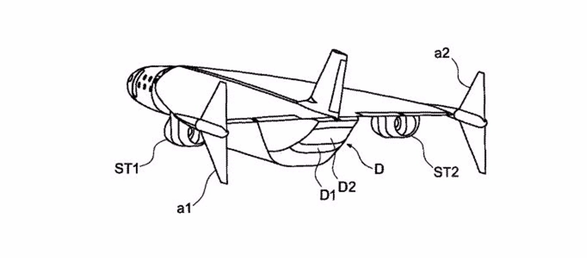 The Airbus supersonic aircraft uses three propulsion systems