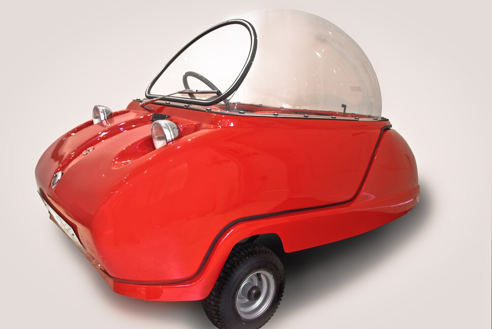The three-wheeled Peel Trident microcar