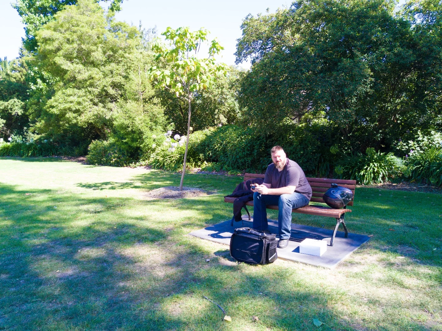 DJI Mavic sample shot: unedited, showing some dynamic range difficulties